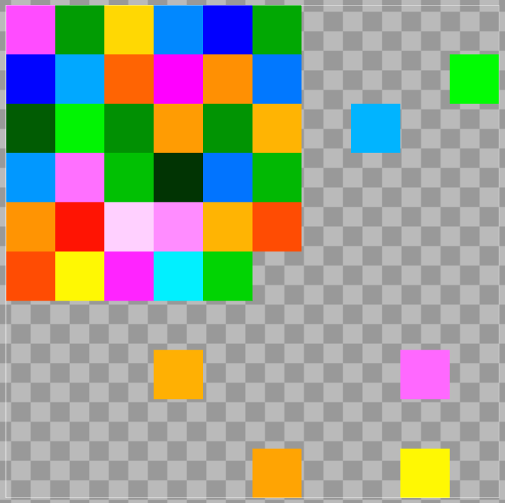 Single-color tilemap